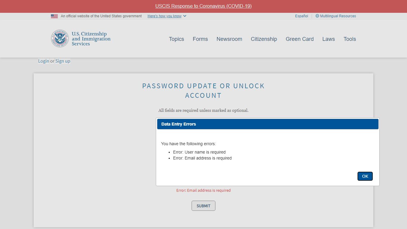 Case Status Online